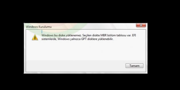 ‘Windows Bu Diske Yüklenemez’ Hatası Nasıl Çözülür?