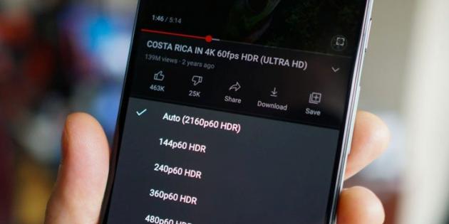 YouTube’un Android Uygulamasına 4K Desteği Geldi