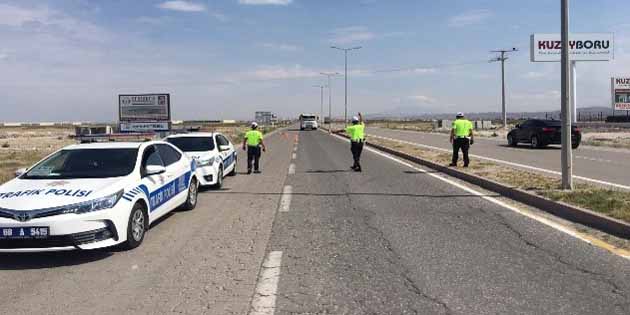 Aksaray’da radarla hız denetimi