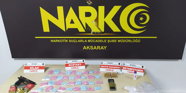 Aksaray’da uyuşturucu taciri 9 kişi tutuklandı!