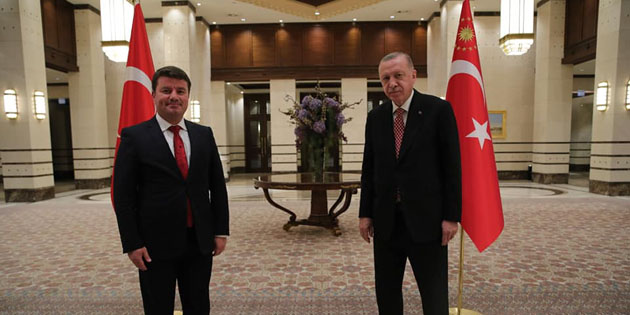 Başkan Dinçer, Cumhurbaşkanı ile görüşerek Aksaray’a davet etti