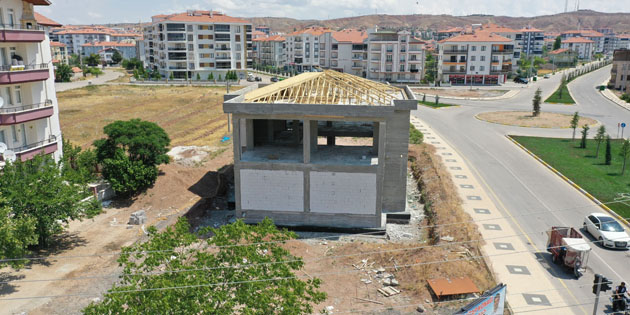 Kitap konaklarının inşaatı hızla ilerliyor