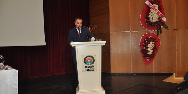 Aksaray Barosu’nda Erhan Toprak yeniden Başkan seçildi
