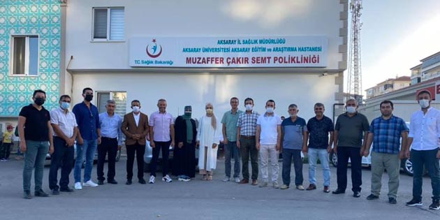 Ak Parti Merkez ilçeden aşı seferberliğine destek