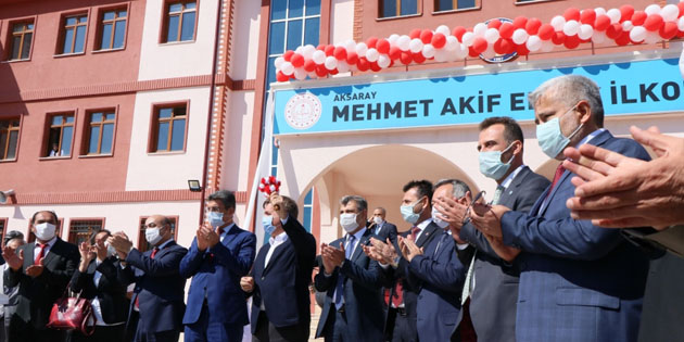 Aksaray’da ilk ders zili çaldı