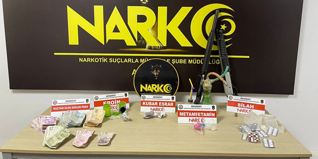 Aksaray’da uyuşturucu ticareti yapan 5 kişi tutuklandı