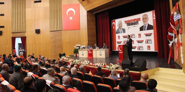 Saadet Partisi Aksaray’da 7’nci olağan kongresini yaptı