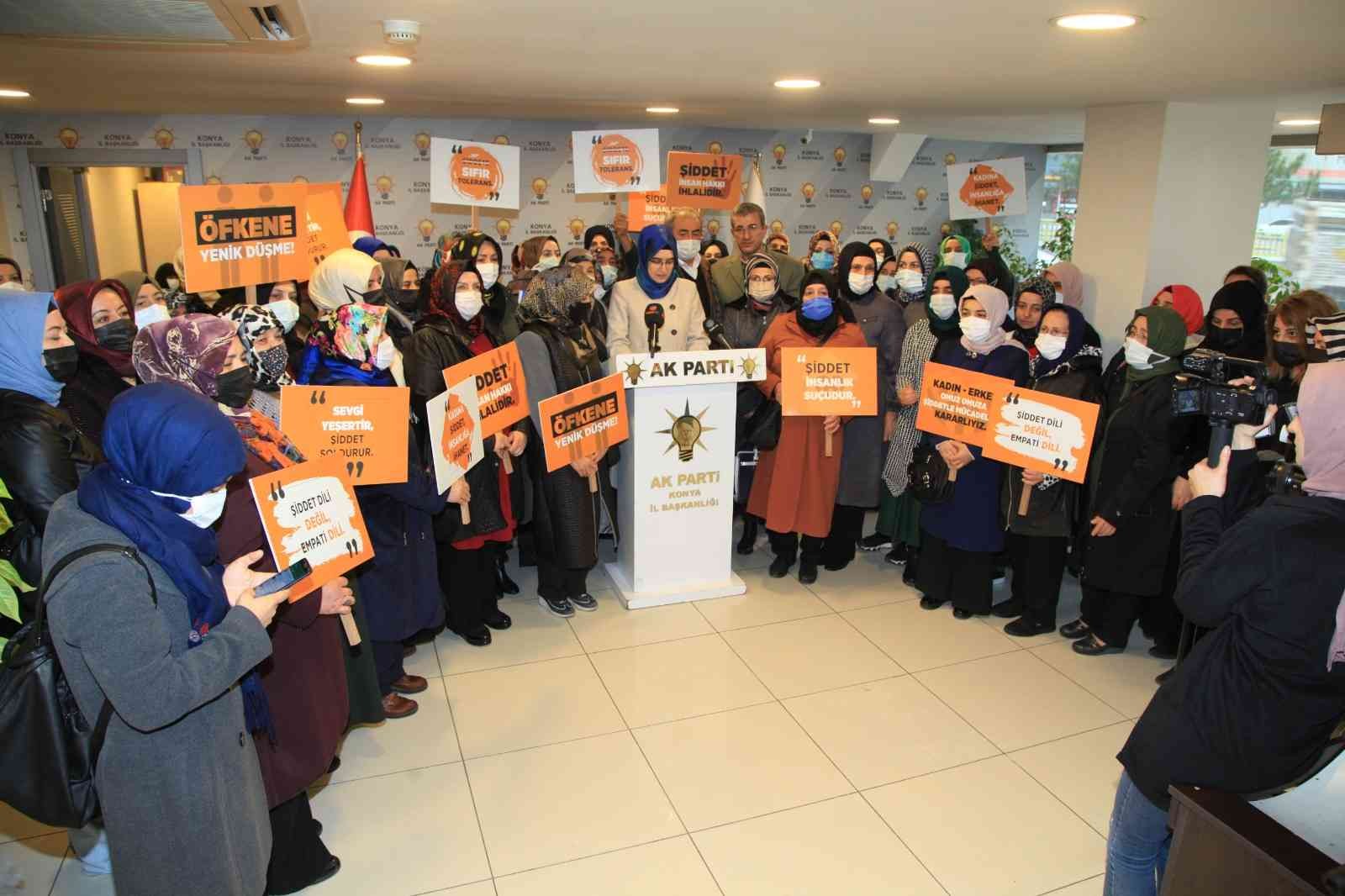 AK Partili kadınlardan ’kadına şiddet’ ile mücadele kararlığı