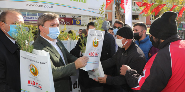 Aksaray’da 5 bin fidan toprakla buluşturuldu