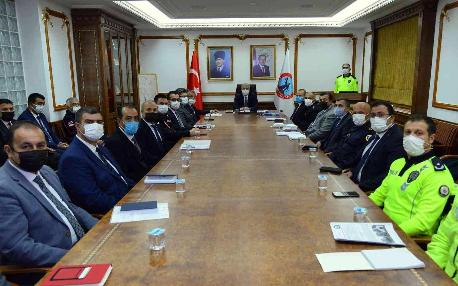 Kırşehir’de kış tedbirleri toplantısı yapıldı