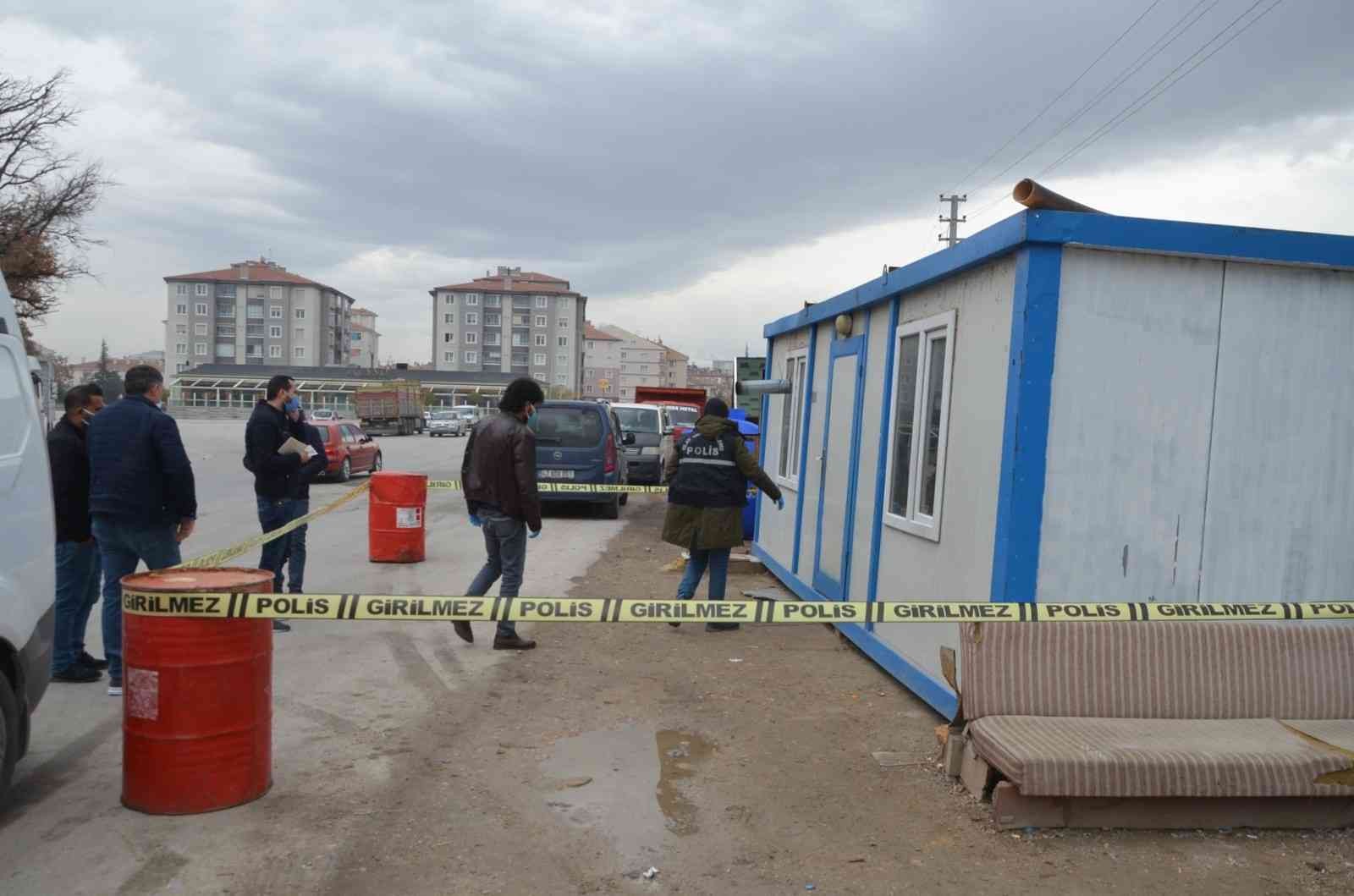 Konya’da bir kişi konteynerde ölü bulundu