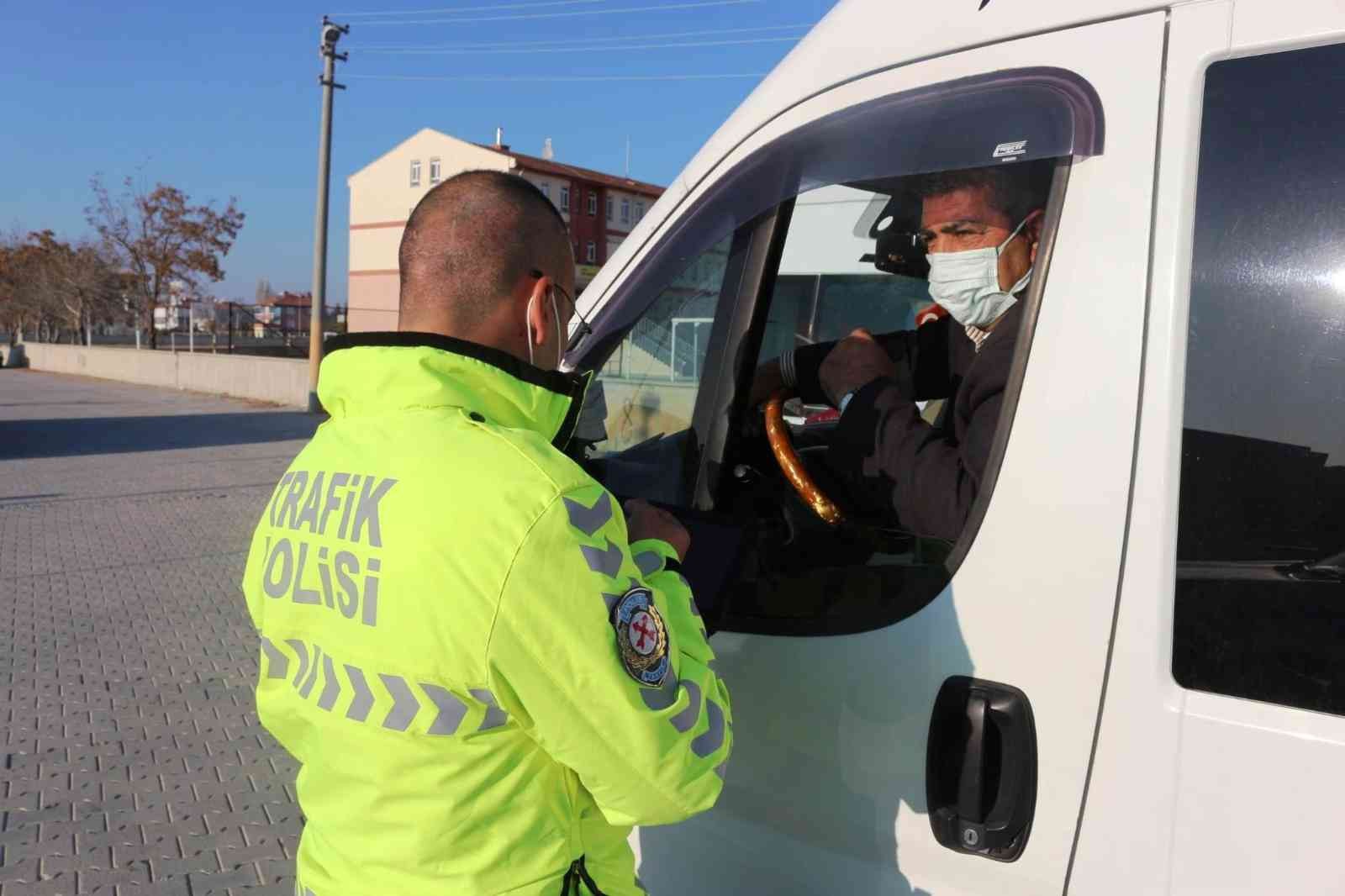 Kulu’da okul servisleri denetlendi