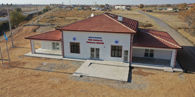 Bir mahalle konağının daha inşaatı tamamlandı