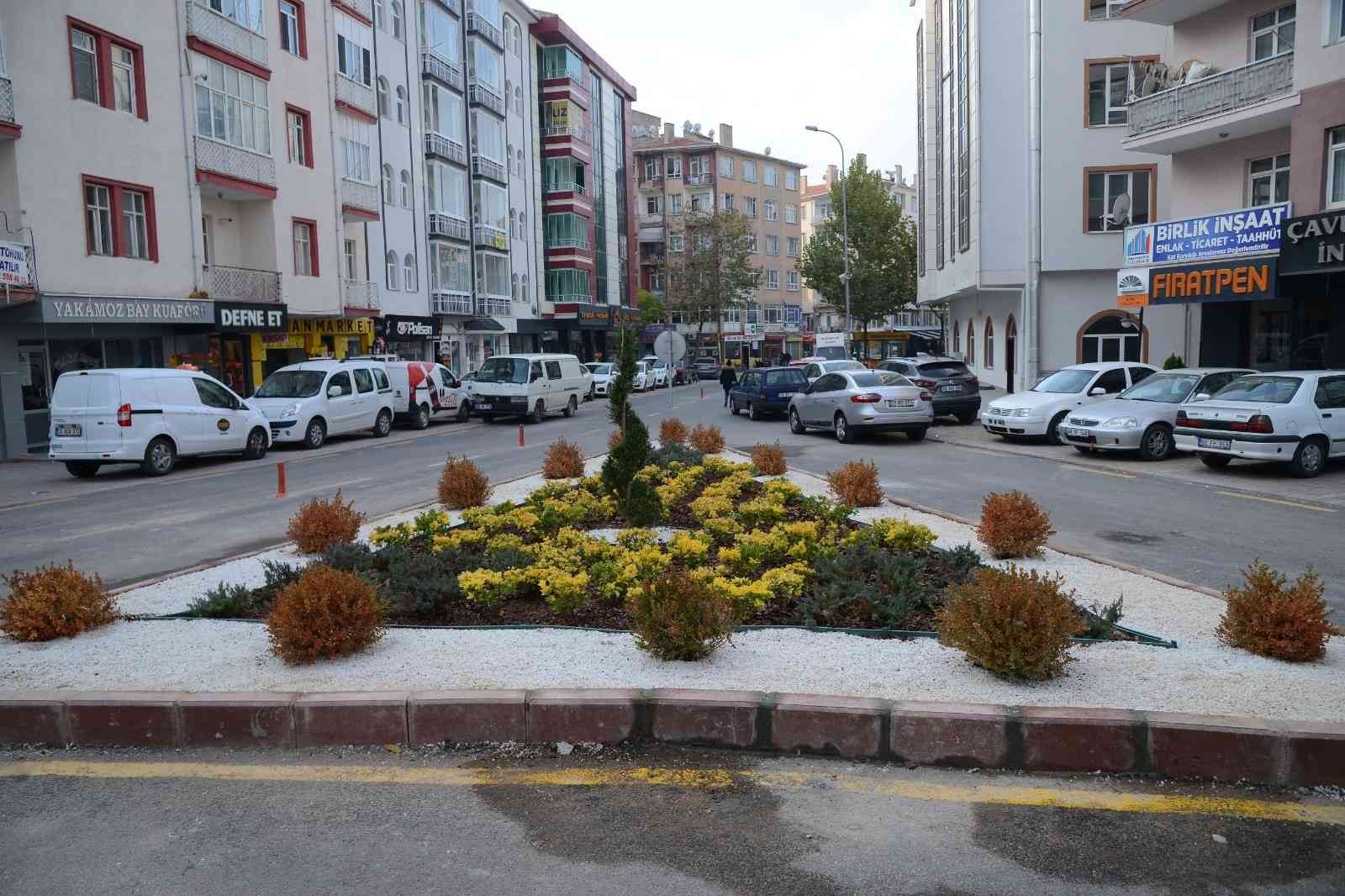 Müftülük caddesi peyzaj çalışması tamamlandı