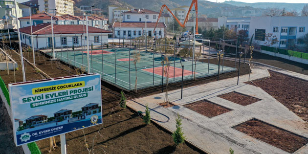 Sevgi Evleri’nin peyzaj çalışmalarına başlandı