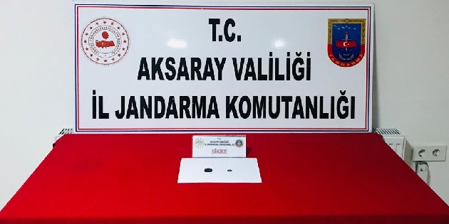 Aksaray’da tarihi eser kaçakçısına suçüstü