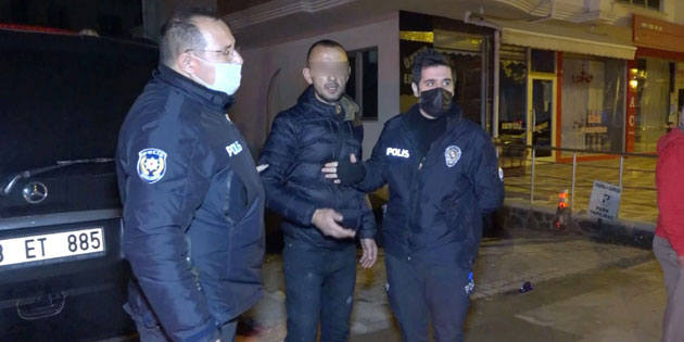 Aksaray’da alkollü sürücü polise zor anlar yaşattı!