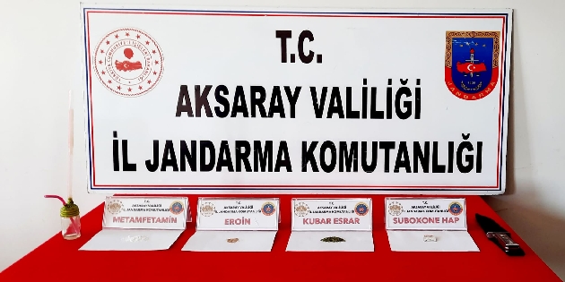 Aksaray’da uyuşturucu ticareti yapan 5 kişi yakalandı