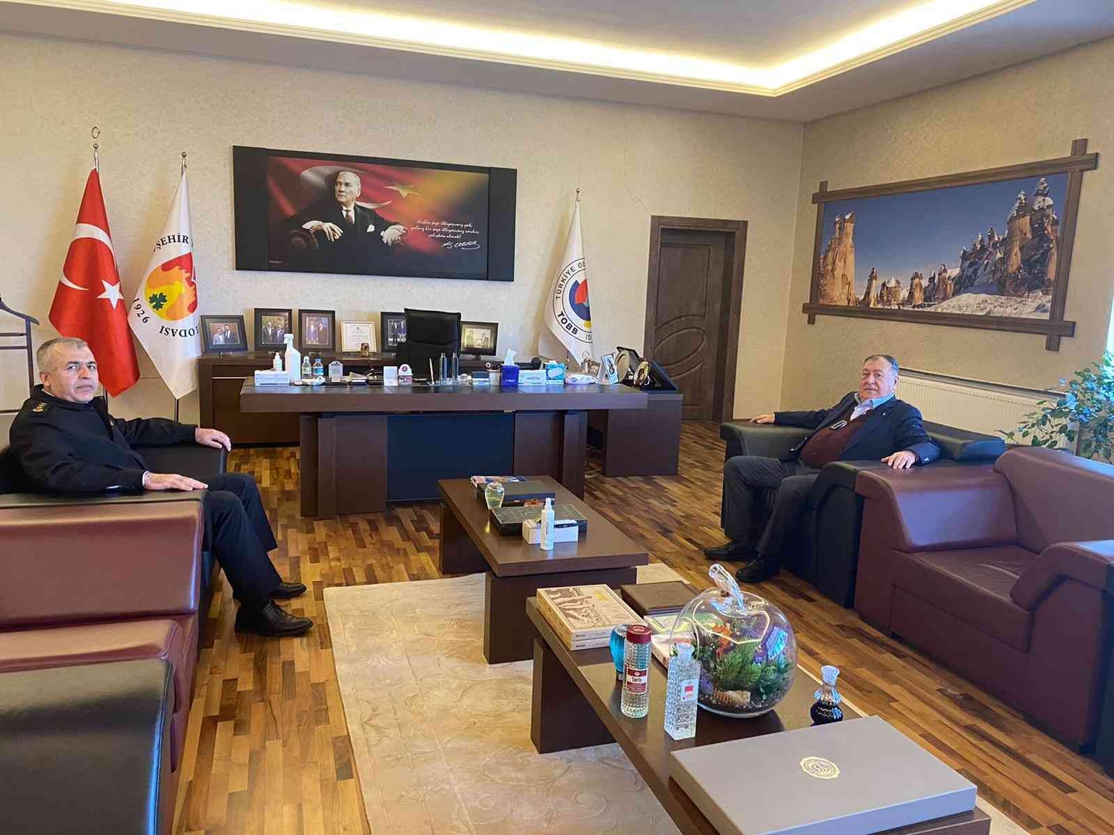 İl Jandarma Komutanı, NTSO’yu ziyaret etti
