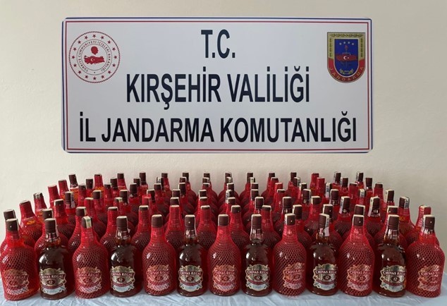 Jandarmadan sahte alkol operasyonu