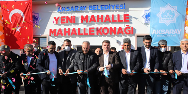 Yeni Mahalle, Mahalle Konağı ve sosyal tesisi açıldı