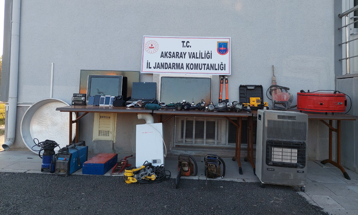 Aksaray’da 6 hırsızlık olayının failleri yakalandı