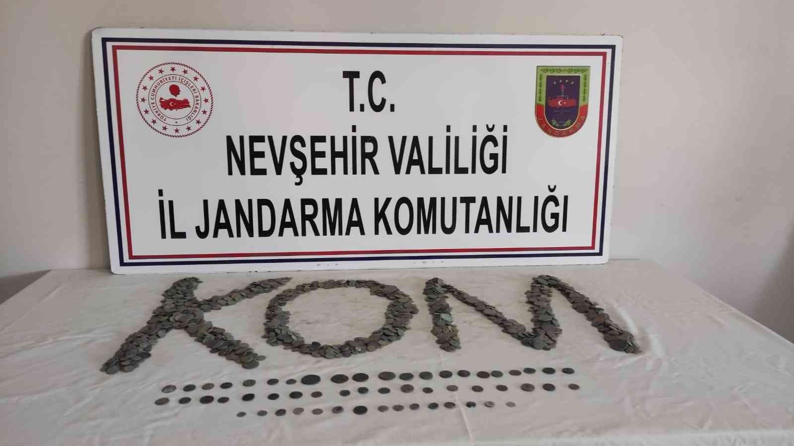 Nevşehir’de bin 741 sikke ele geçirildi