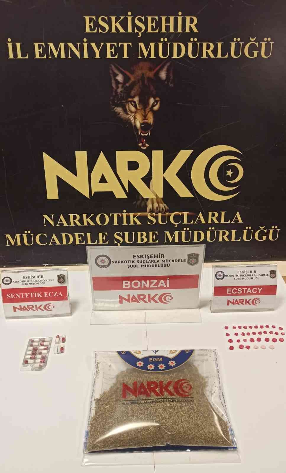 Eskişehir’de uyuşturucu operasyonunda 2 şüpheli yakalandı