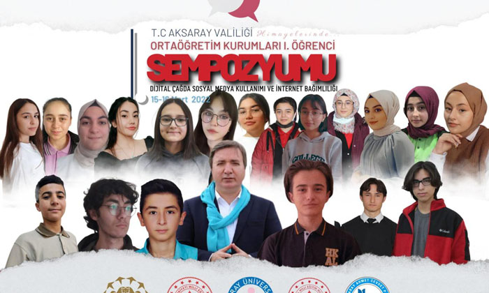 Aksaray I. Ortaöğretim Kurumları Öğrenci Sempozyumu başlıyor