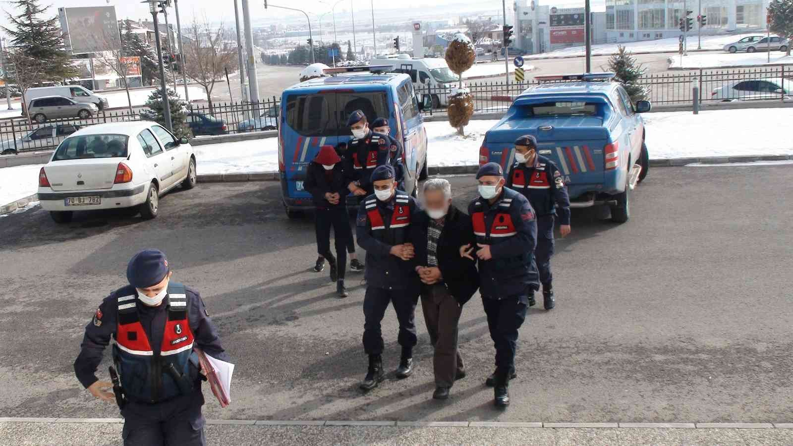 Karaman’da telefon kablolarını çalan 2 kişi tutuklandı
