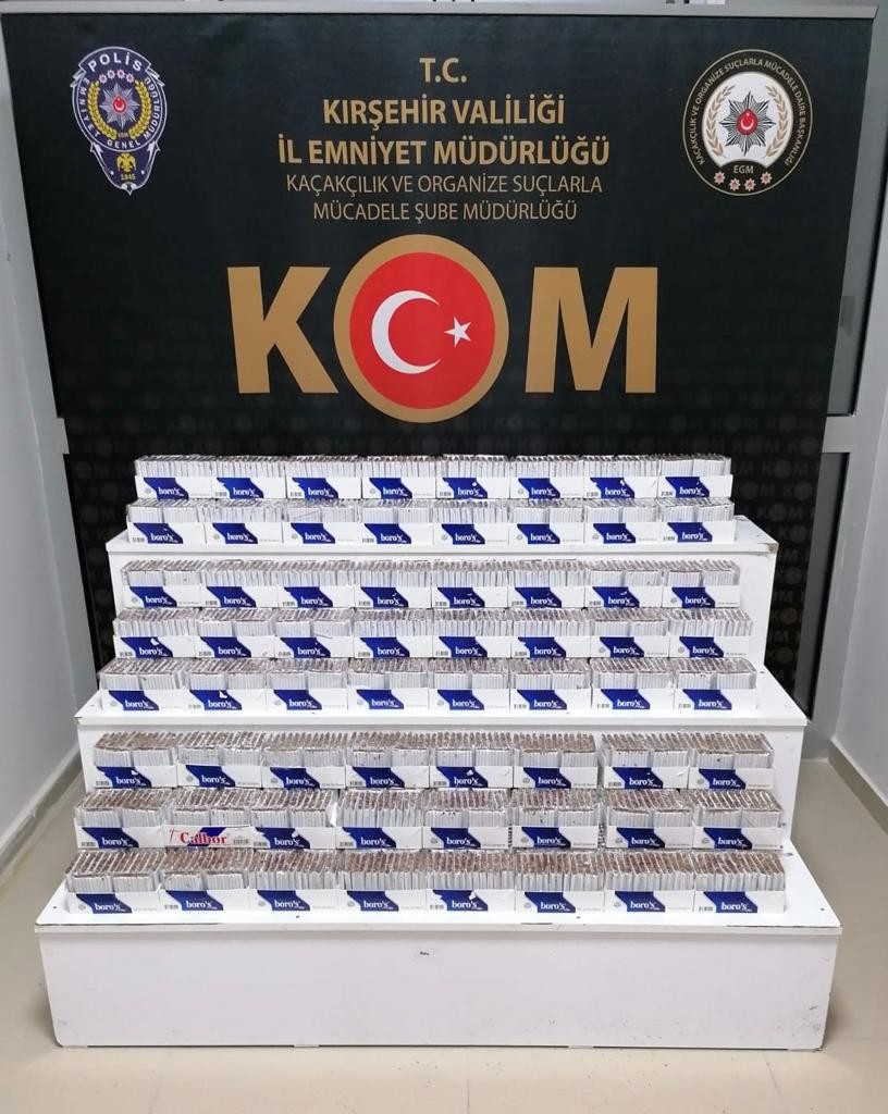 Kırşehir’de kaçak tütün operasyonu