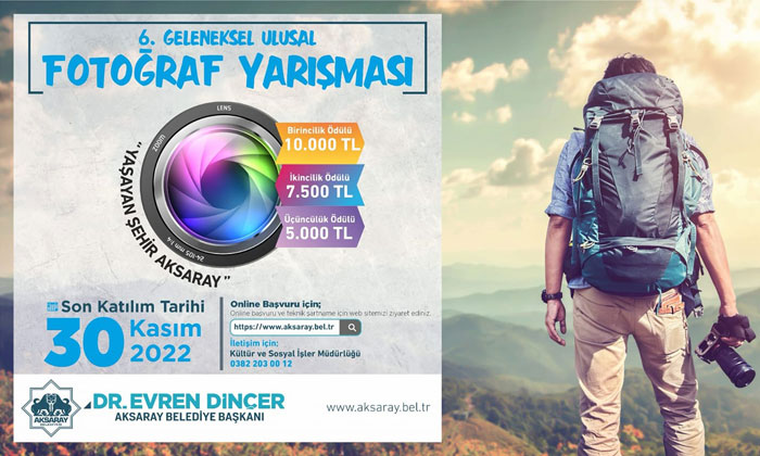 ‘Yaşayan Şehir Aksaray’ temalı fotoğraf yarışması düzenleniyor