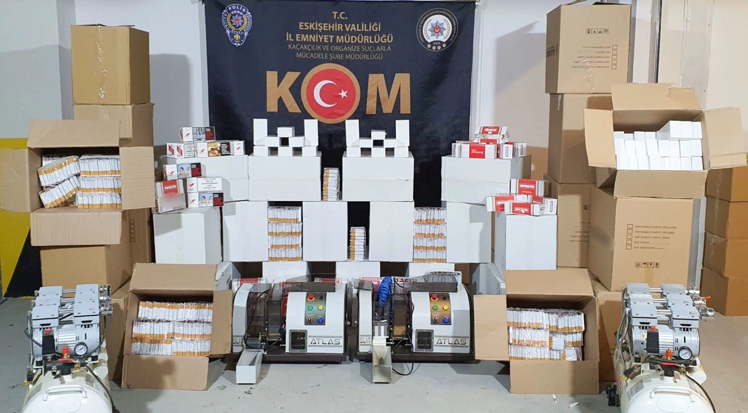 Eskişehir’de kaçak tütün operasyonu
