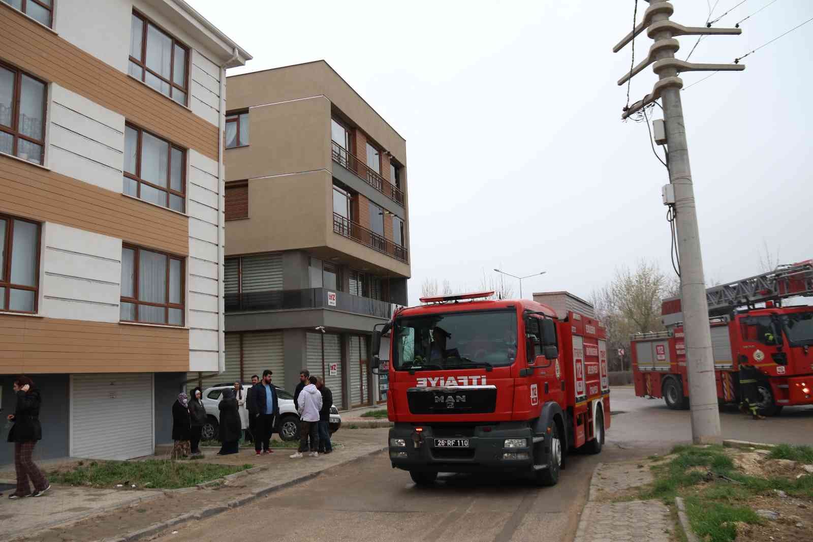 Eskişehir’de yangın paniği