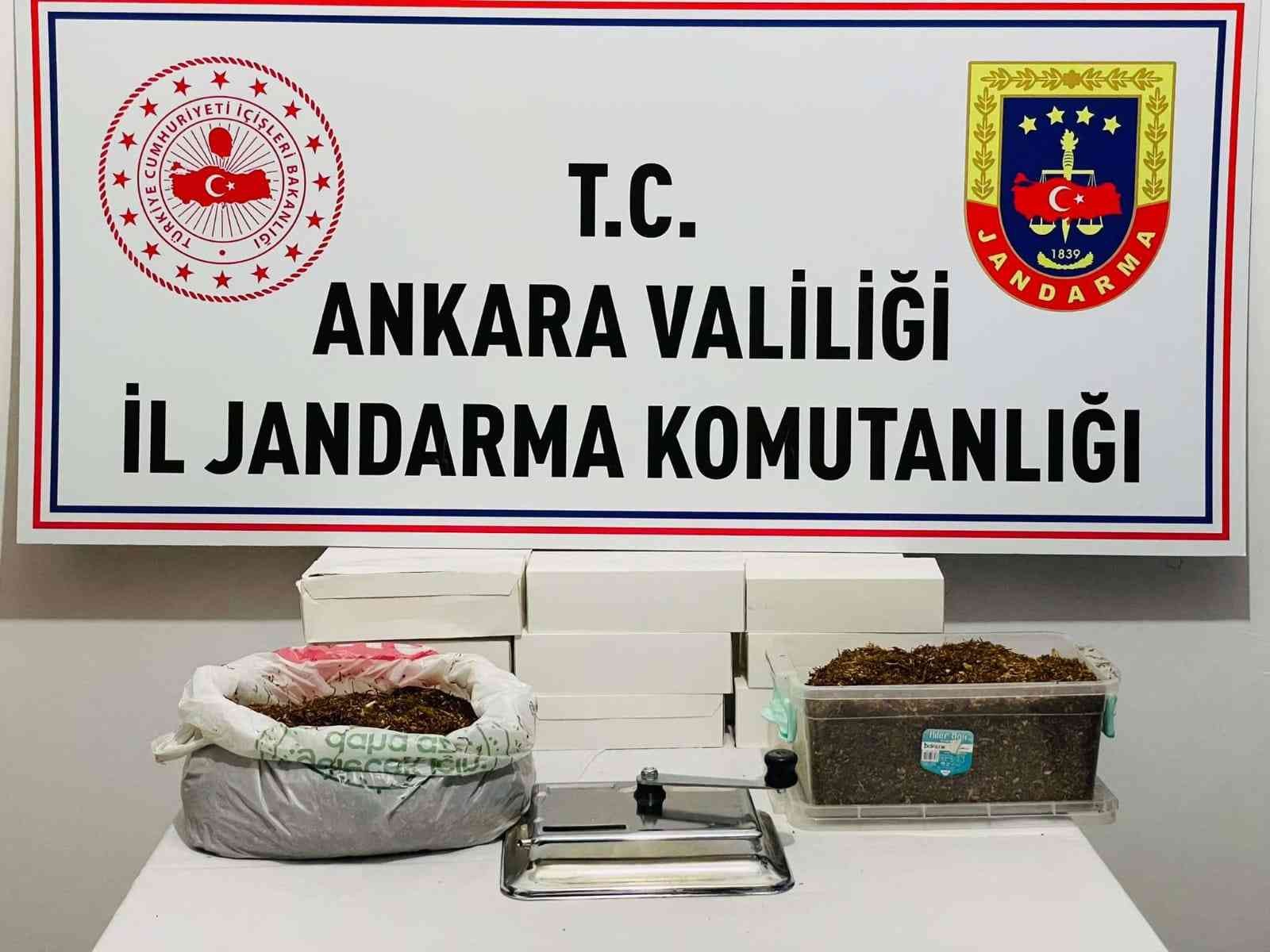Jandarmadan tütün kaçakçılarına darbe
