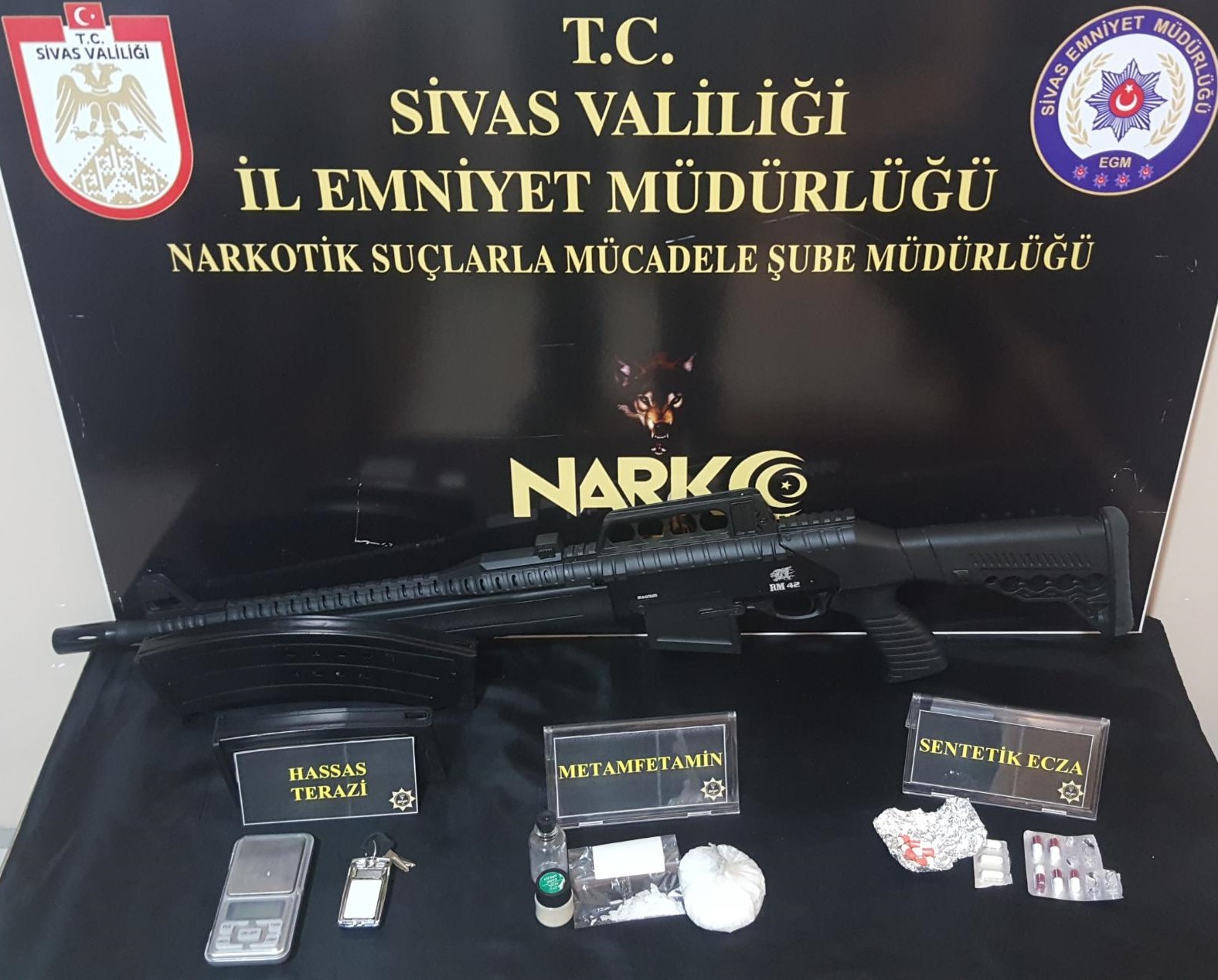 Sivas’ta narkotik operasyonları hız kesmeden devam ediyor