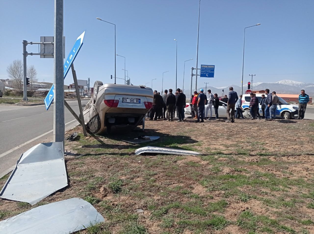 Suşehri’nde trafik kazası: 4 yaralı