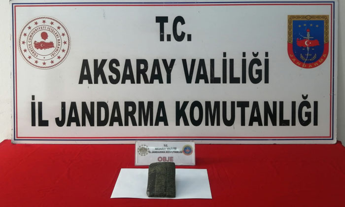 Tarihi eser kaçakçılığı şahıs jandarmanın operasyonuyla yakalandı!