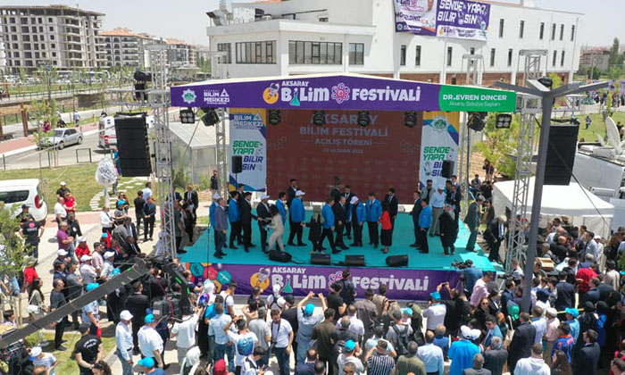 Aksaray Bilim Festivali kapılarını ziyaretçilere açtı