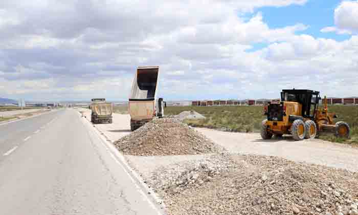 Aksaray-OSB yolunda çalışmalar devam ediyor