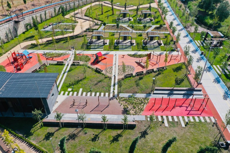 Kalanlar Millet Bahçesi tamamlandı