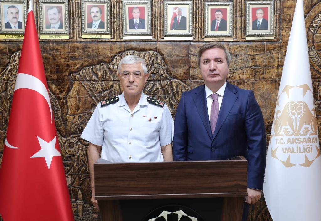 Jandarma Genel Komutanı Orgeneral Arif Çetin, Aksaray’a geldi