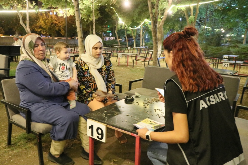 Kadın polisler annelere “UYUMA” projesini anlattı