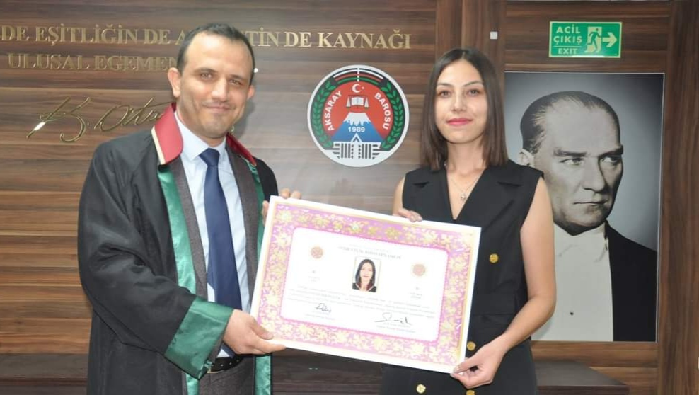 Aksaray Barosu’na 5 yeni avukat daha katıldı