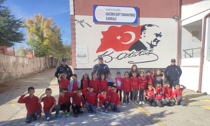 Aksaray’da çocuk polisleri görevde, çocuklar güvende