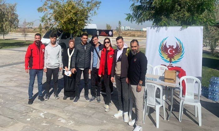 Aksaray’da El Ele Güvenli Geleceğe projesi öğrencilere anlatılıyor