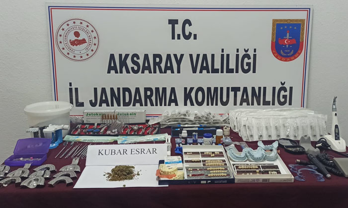 Sahte diş hekimliği yapan şahıs uyuşturucu ile yakalandı!