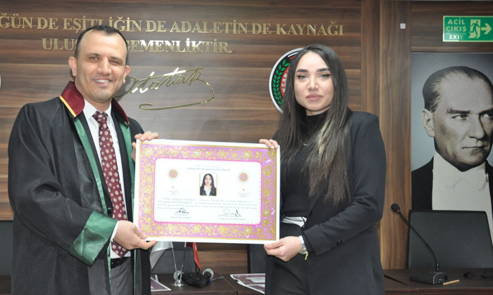Aksaray Barosu’na 5 yeni avukat daha katıldı