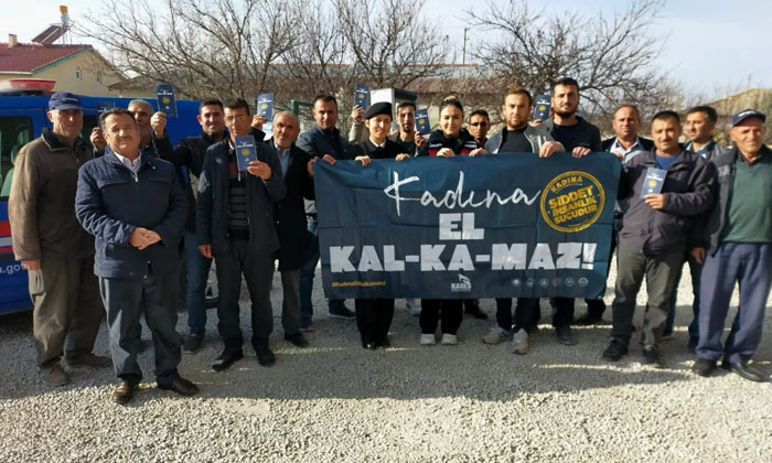 Eskil’de ‘Kadına El Kal-Ka-Maz’ etkinliği gerçekleştirildi