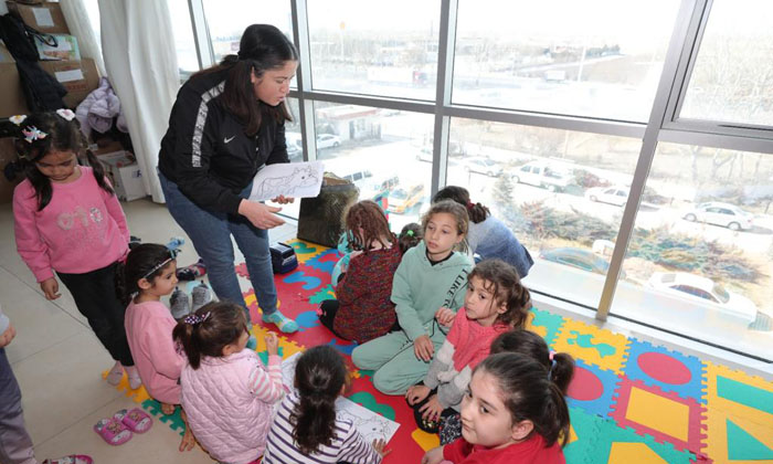 Aksaray’da depremzede çocuklara eğitim seferberliği